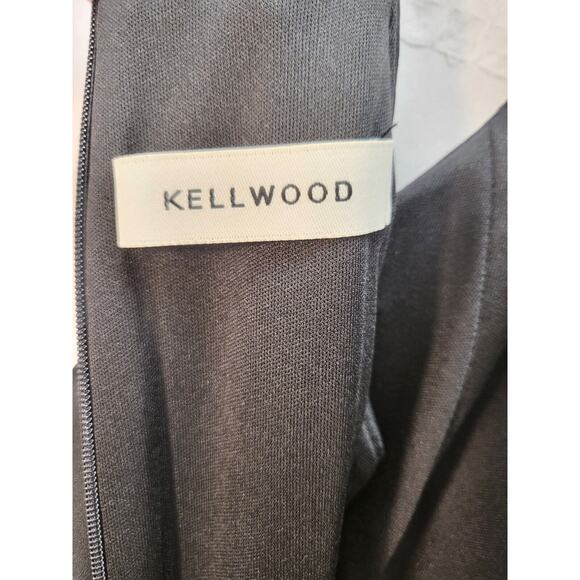 Kellywood Dress Size Medium Black Halter Tie Strap Frill Detail Sundress - Picture 4 of 10